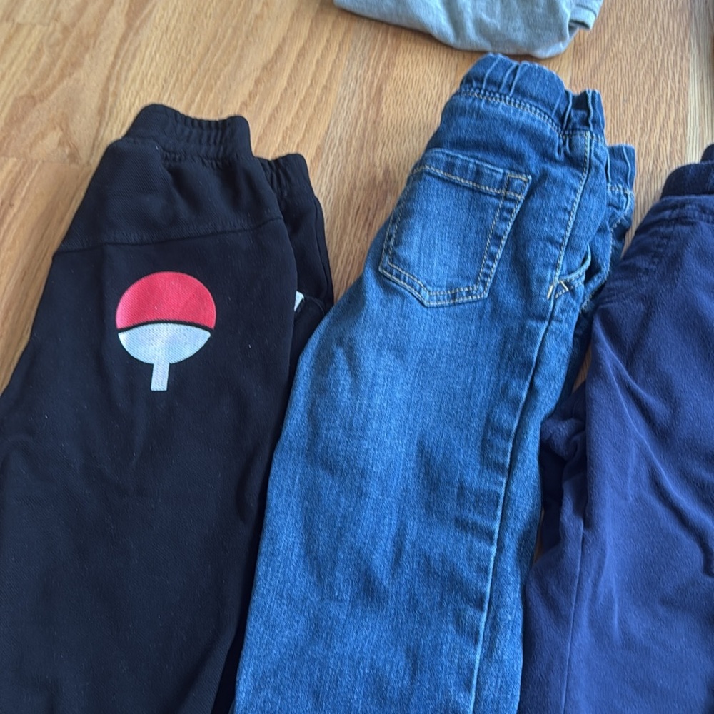 4-5T Bundle 9 kids pants and tops - Picture 3 of 9